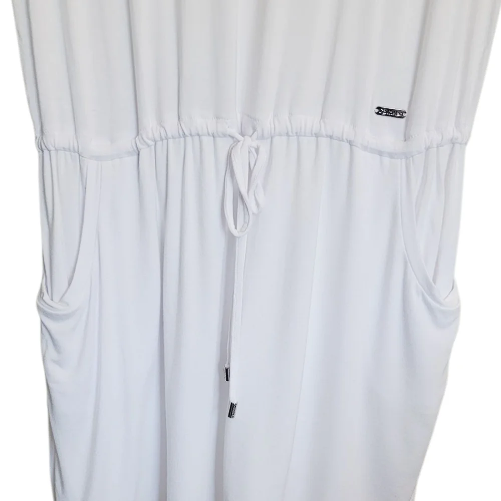 🆕️ Calvin Klein Swimwear Crochet Shoulder Cover Up in White - Size S/M - Picture 9 of 13